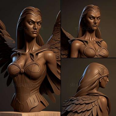 3D model DC Universe Hawk Girl (STL)